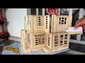 How to make a Miniature House from Bamboo Toothpicks, Stunning and Amazing