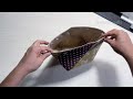 Easy idea to making fabric basket | Diy sewing tutorial