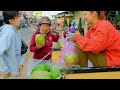 Harvesting Papaya Goes To Market Sell - Cook Eggplant With Pork, Farm, Gardening