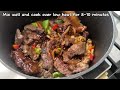 Tender Beef in Minutes! The secret to soften the toughest beef!