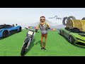 Spiderman Motorbike Race 2. Shark Challenge Jump With Superheroes