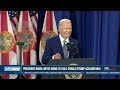 President Biden speaks on abortion rights at Tampa campaign stop