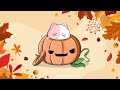 Autumn's Beats 🍁 Fall Lofi For Your Life - Halloween Is Coming - Cat Lofi