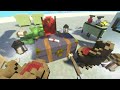 DINOSAURS Attack The Chum Bucket - Teardown Mods Gameplay