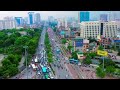 Hanoi Beautiful city view of Drone Video