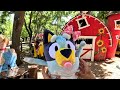 Baby Bluey Epic Park Adventure and Stinky Diaper Change 💩 Baby Bluey Pretend Play at the Playground