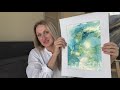 ALCOHOL INK ART. ALCOHOL INK PAINTING. HOW TO DESIGN A PAINTING. MY EXPERIENCE