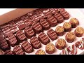 ٥٠ قطعة شكولاته ب ٤ نكاهات مميزين 🍫Homemade professional chocolate