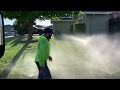 Checando los sprinkler de la casa 🏡 de don Bart ⛲️