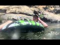 White water tubing on the south fork of the Merced river