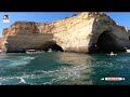 Excursion en bateau à la fameuse grotte de Benagil à Algarve du sud de Portugal