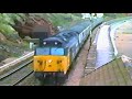 Trains at Dawlish and Teignmouth  -  1985