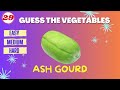 Guess the fruits and vegetables in 3 Seconds 🥭🌽🥑 | 60 Different Types of Fruits and Vegetables.