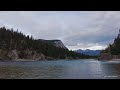 🇨🇦 4K Relaxing Nature Ambience 🏔️Canadian Rockies Gentle Stream 🌊 Insomnia Mindfulness Serenity