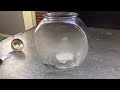 Dry Ice in a fishbowl 3 - really cool bubbles of CO2!!