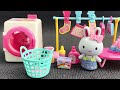 5-minute satisfied unboxing, cute pink washing machine, ASMR | review toys