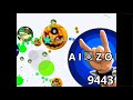 ZONE'S PARTY VS SAVAGE CLAN! (Agar.io Mobile Gameplay)