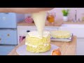 Sweet Garden Cake 🌸 Wonderful Miniature Fairy Tales Fondant Cake Decorating | Mini Cakes Making