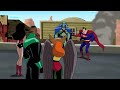 Superman (DCAU) Powers and Fight Scenes - Justice League Season 2