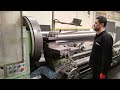 600TON HYDRAULIC CYLINDER ROD ROAD PROCESSED BEFORE CHROME#youtube#keşfet#torna#viral#machine#cnc