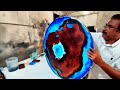 How to make Epoxy Resin Table : Design : (Ocean) | Cadvica Project : 1
