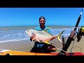 SALTWATER OFFSHORE FISHING WITHOUT A BOAT!? (you will be surprised) Including UNDERWATER  strike!