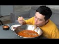 점보라면 5탄 세숫대야냉면 8인분 소고기 냉면 먹방 korean Cold Buckwheat Noodles naengmyeon mukbang eating show
