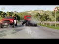 Truck and Car Accidents #5 😱 BeamNG.Drive