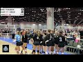 Lyric Campbell #12 Libero - AAU Volleyball Nationals 2023, Day 2, Game 2