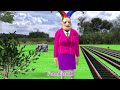【踏切アニメ】あぶない電車 Bend TRAIN 🚦 Fumikiri 3D Railroad Crossing Animation