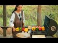 Cooking Delicious Ribs With A Crispy Crust And The Freshest Bread! | Alice Relax Cooking