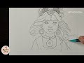 How to draw Durga Maa Easy | Step by step Drawing Tutorial | YouCanDraw
