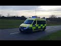 *BULL-HORN* Several different SWASFT + Bristol ambulances responding around Poole
