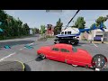 Escaping Police Cars & Helicopters in OLD CARS in BeamNG Drive Mods!