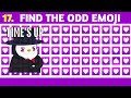 Find The ODD One Out | Find The Odd Emoji Out | Emoji Puzzle Quiz