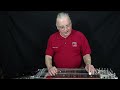 Demonstrating the Hilton delay pedal on a Mullen G2 steel