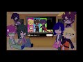 Fandoms react to FNAF 1 and Afton Family! || Part 1/5 || My Au ||