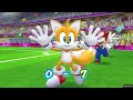 Mario & Sonic at the London 2012 Olympic Games - Mario/Peach Vs. Knuckles/Shadow