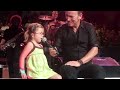 Bruce Springsteen - 4yr old sings Waitin on a Sunny Day - Los Angeles 4/27/12