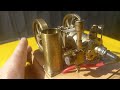 Model gas engine M25 sideshaft 4 stroke progress COOL SOUNDS & pics