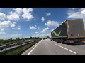 Autobahn Germany in 4K: Neumunster to Flensburg