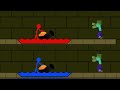 Watergirl and Fireboy, Stickman Animation - Zombie All Episodes Part 1
