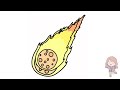 Drawing A Comet Step-By-Step Guide For Kids Draw & Color Tutorial