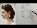 Loomis Method Portrait Drawing A sweet girl: Tips and Techniques .