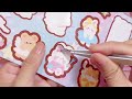 DIY AKI Jang kawaii sticker decorate stickers 🩷 ASMR