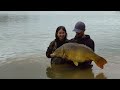 Her first ever fishing trip was OFF THE SCALE! - Public Lake Carp Fishing in France