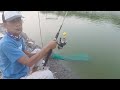 mancing bandeng di empang Padek Sawah Luhur Serang asiknya