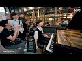 High School Boys Are Shocked When A Boy Starts Playing Public Piano So Fast [ENG CC]