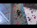 6b route on autobelay with slopers