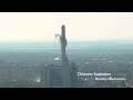 Schornsteinsprengung / Chimney Explosive Demolition in Leipzig + FPV  Drone Footage (DJI FPV Drone)